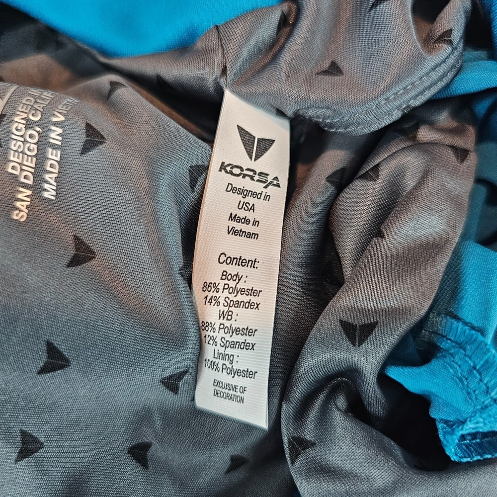 KORSA Women's Cruise 7" Shorts Small Walking Activewear Blue NWT - Picture 9 of 13